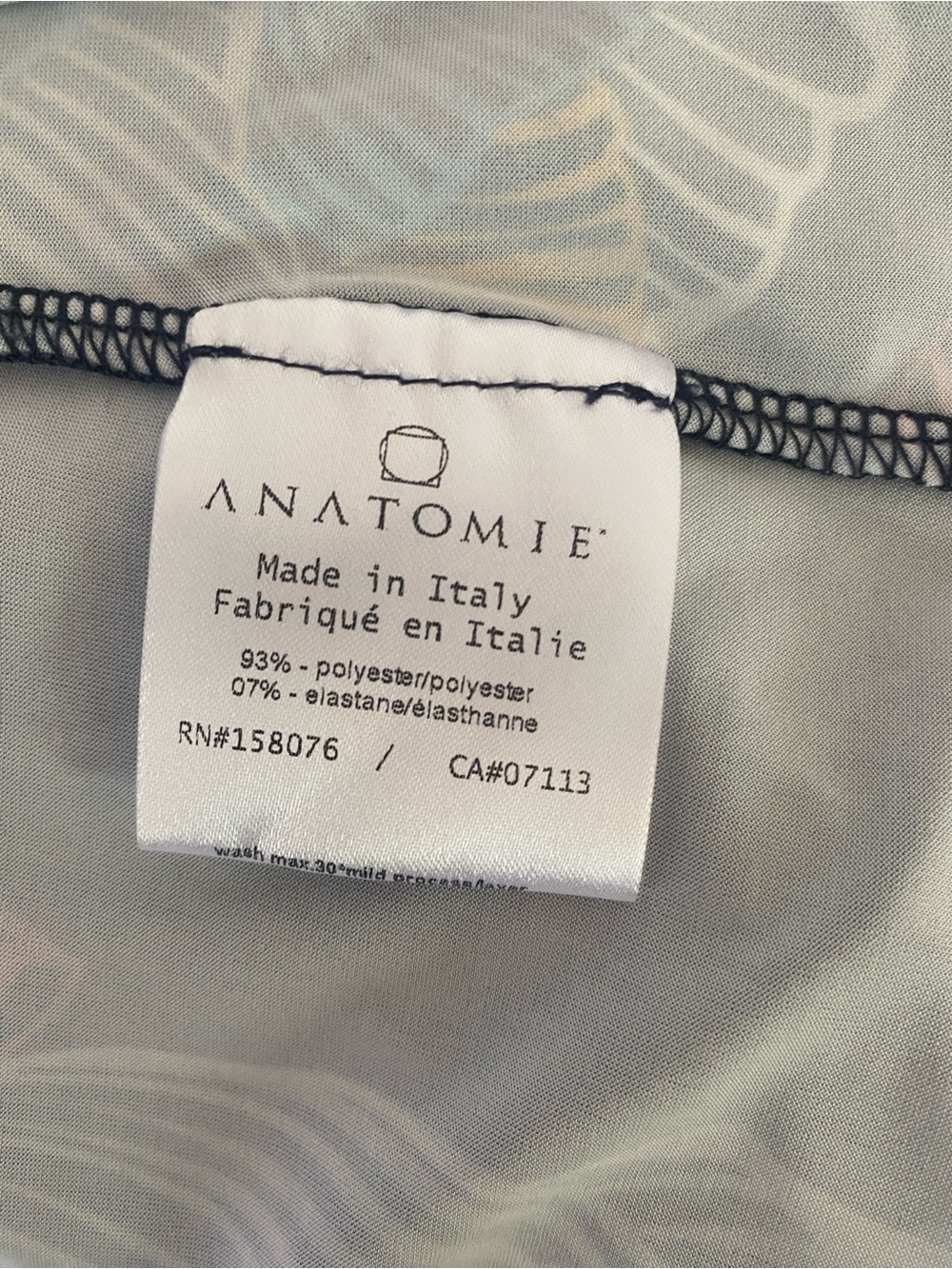 Anatomie Italy Floral Print Button Front Stretch Blouse Size M - Picture 5 of 7